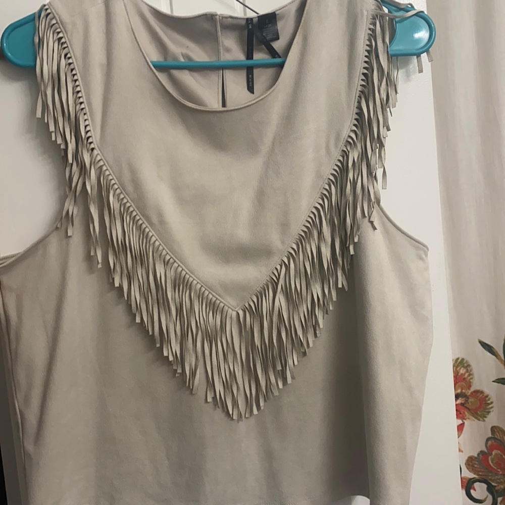 Fringe tank top